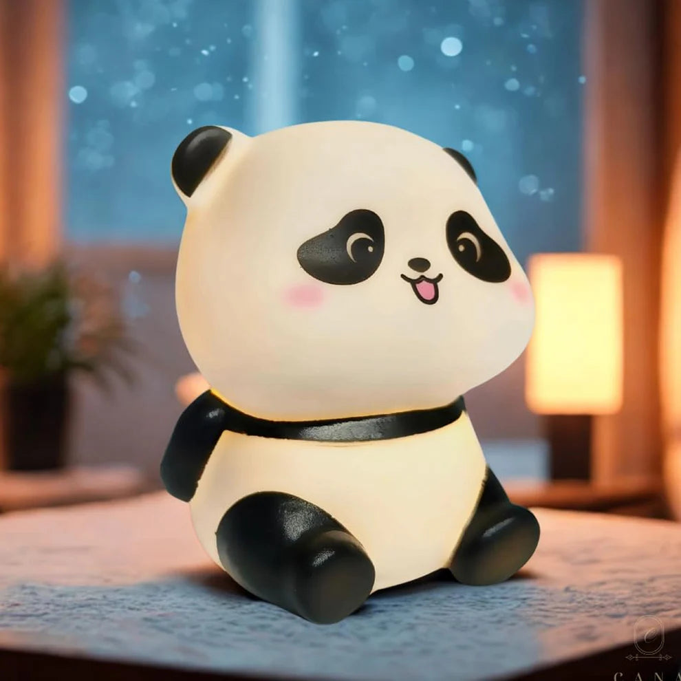 Cute Mini Panda Night Light Lamp (1 Pc)